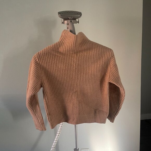 Wilfred Dusky Pink Merino Wool Sweater Sz XS - Picture 1 of 3